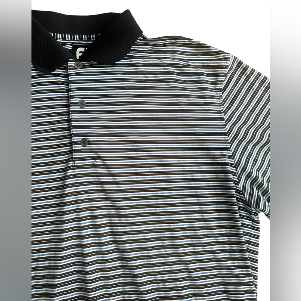 Men’s FootJoy Stripe Golf Polo‎ Shirt Size XL